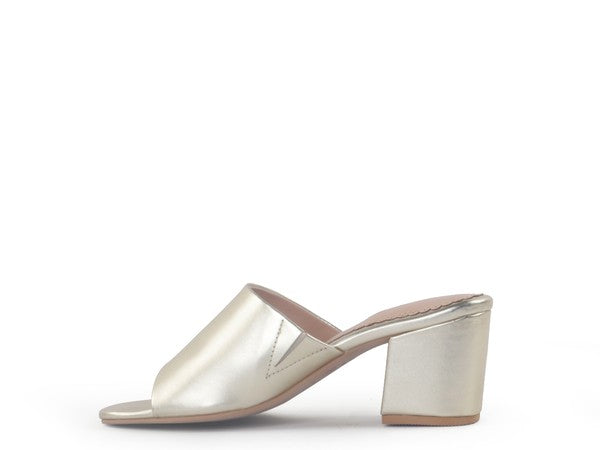LONDON RAG DUMPLINN Slip-On Block Heel Sandal - Tigbul's Variety Fashion Shop