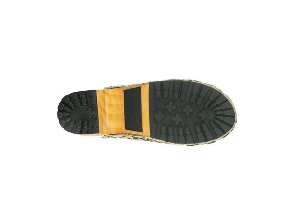 ACER FINE SUEDE PRINTED LEOPARD CLOG SLIDES - Tigbul's Variety Fashion Shop