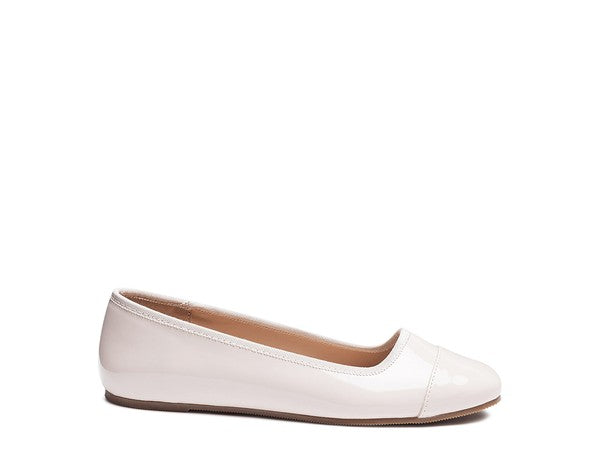 CAMELLA ROUND TOE BALLERINA FLAT SHOES - Tigbul's Variety Fashion Shop