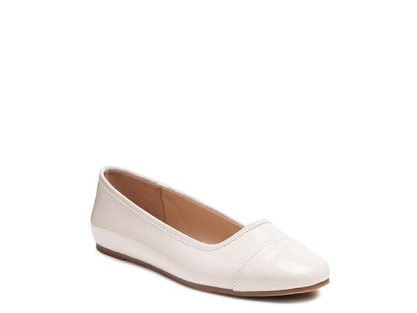 CAMELLA ROUND TOE BALLERINA FLAT SHOES - Tigbul's Variety Fashion Shop