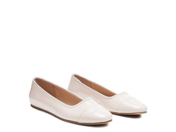 CAMELLA ROUND TOE BALLERINA FLAT SHOES - Tigbul's Variety Fashion Shop