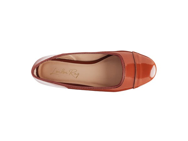CAMELLA ROUND TOE BALLERINA FLAT SHOES - Tigbul's Variety Fashion Shop