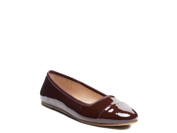 CAMELLA ROUND TOE BALLERINA FLAT SHOES - Tigbul's Variety Fashion Shop