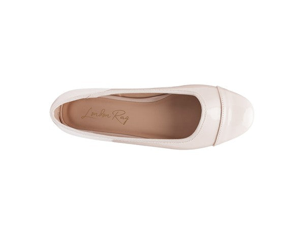 CAMELLA ROUND TOE BALLERINA FLAT SHOES - Tigbul's Variety Fashion Shop