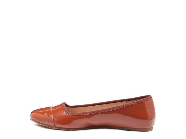 CAMELLA ROUND TOE BALLERINA FLAT SHOES - Tigbul's Variety Fashion Shop