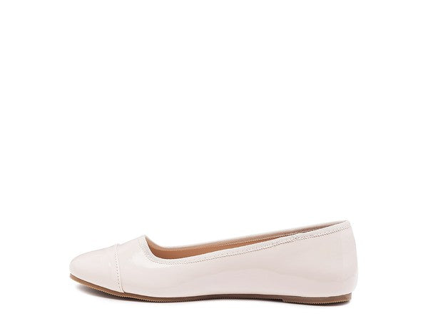 CAMELLA ROUND TOE BALLERINA FLAT SHOES - Tigbul's Variety Fashion Shop
