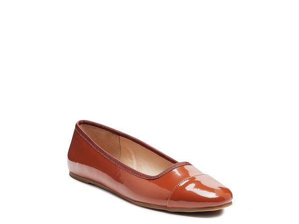 CAMELLA ROUND TOE BALLERINA FLAT SHOES - Tigbul's Variety Fashion Shop