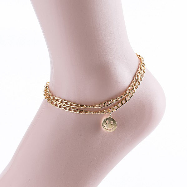 SMILE ANKLET - Tigbul's Variety Fashion Shop