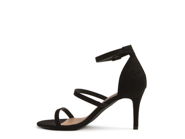 KAZAKI MID HEEL ANKLE STRAP SANDAL - Tigbul's Variety Fashion Shop