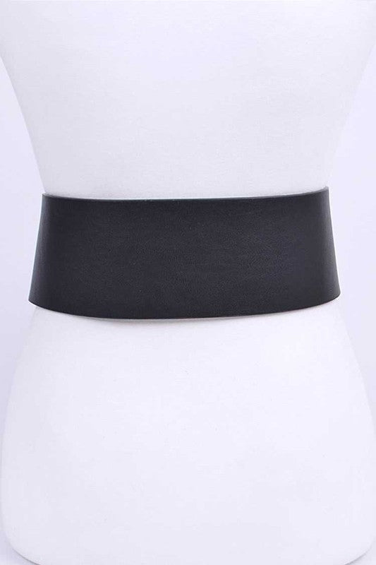 Plus Size Engraved Buckle Oversize Statement Belt - Tigbul's Variety Fashion Shop