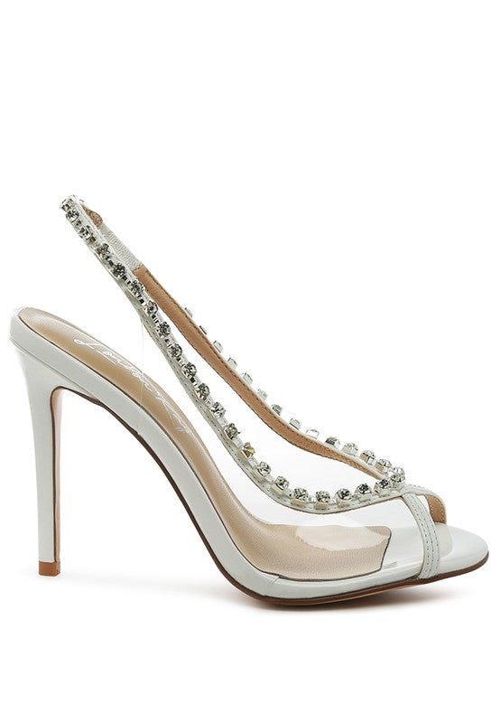 Camarine Clear Stiletto Sling-back - Tigbul's Variety Fashion Shop