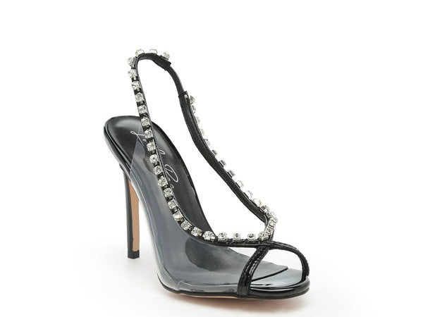 Camarine Clear 3.5" Stiletto Heel Sling-back Sandals - Tigbul's Variety Fashion Shop
