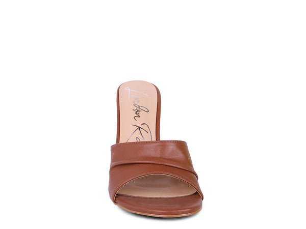 3RD DIVORCE Pleated Strap High Heeled Sandal - Tigbul's Variety Fashion Shop