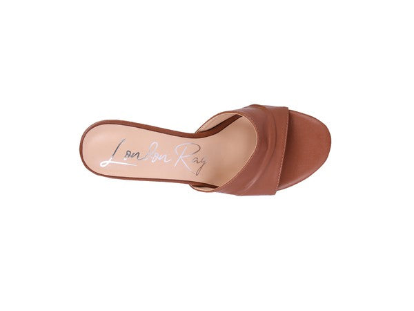 3RD DIVORCE Pleated Strap High Heeled Sandal - Tigbul's Variety Fashion Shop