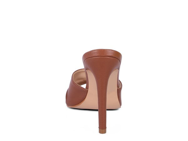 3RD DIVORCE Pleated Strap High Heeled Sandal - Tigbul's Variety Fashion Shop