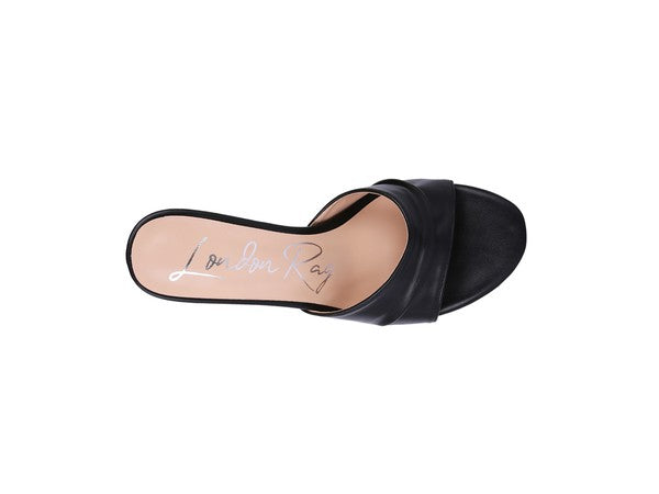 3RD DIVORCE Pleated Strap High Heeled Sandal - Tigbul's Variety Fashion Shop