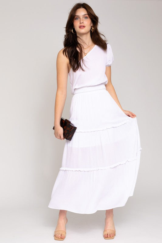 S/S One Shoulder Top - Tigbul's Variety Fashion Shop
