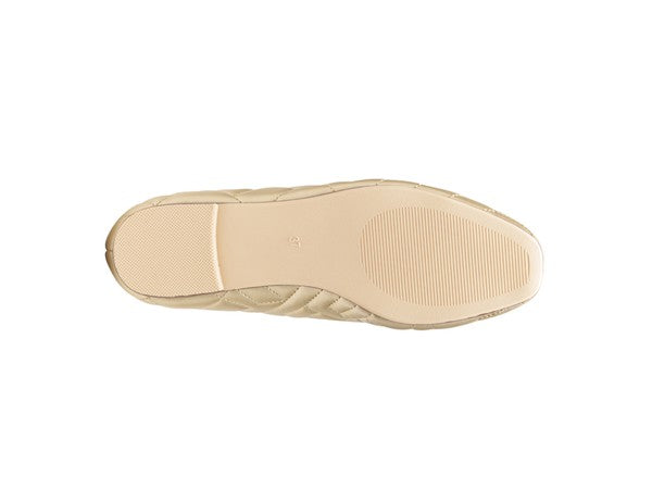 Janice Quilted Ballerina Flats - Tigbul's Variety Fashion Shop
