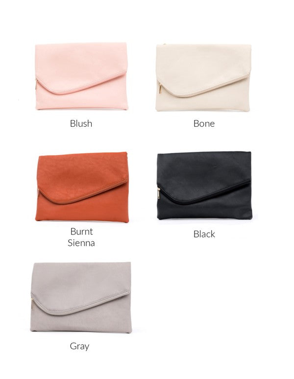 Foldover Envelope Clutch - Tigbul's Variety Fashion Shop