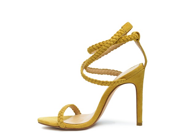 Faux Suede Stiletto Sling Back Sandals - Tigbul's Variety Fashion Shop
