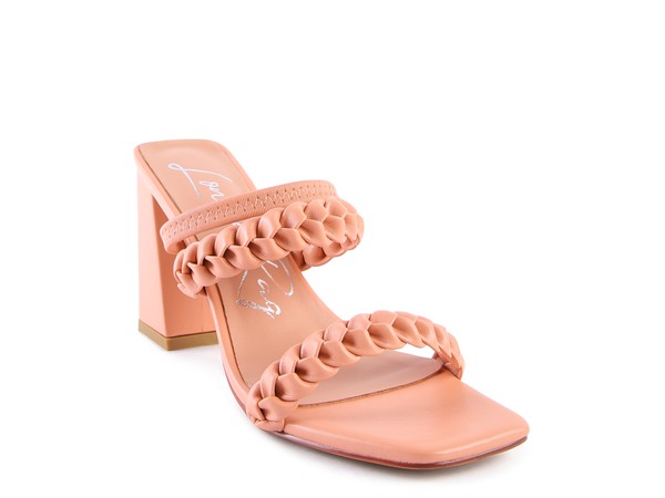 Arnie Braided Block Heel Slider Sandal - Tigbul's Variety Fashion Shop
