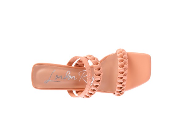 ARNIE Braided Block Heeled Slide on Sandals - Tigbul's Variety Fashion Shop