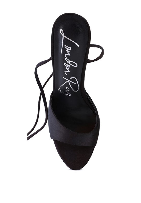 PASSION DRAMATIC PLATFORM LACE-UP HEEL SANDALS - Tigbul's Variety Fashion Shop