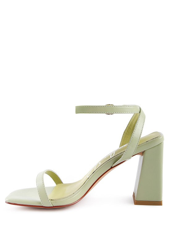 London Rag Block Heel Ankle Strap Sandals - Tigbul's Variety Fashion Shop