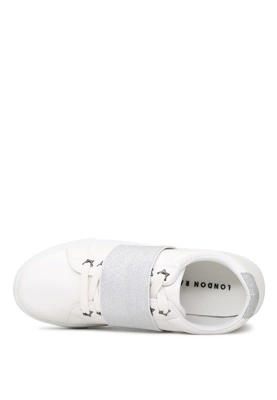 RENI SLIP-ON SNEAKERS WITH ELASTIC BY LONDON RAG - Tigbul's Variety Fashion Shop