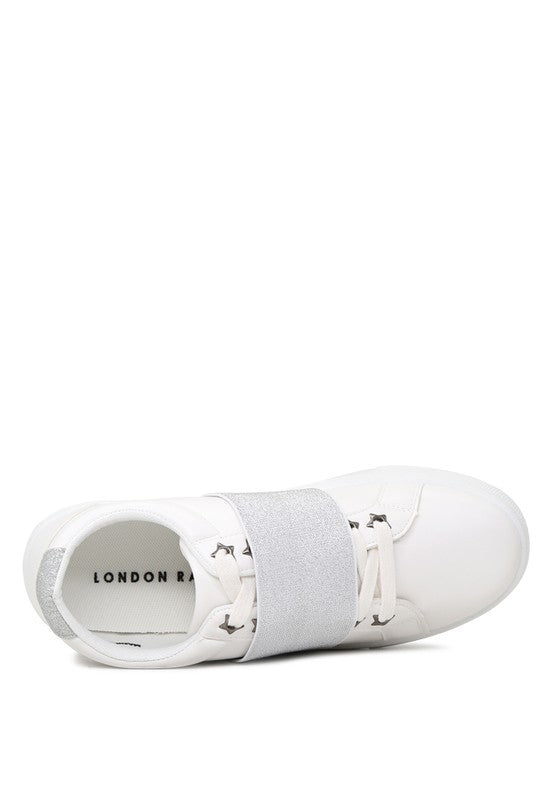 RENI SLIP-ON SNEAKERS WITH ELASTIC BY LONDON RAG - Tigbul's Variety Fashion Shop