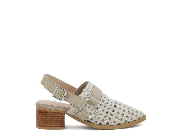 ROSALIE BLUSH BLOCK HEELED SANDAL - Tigbul's Variety Fashion Shop