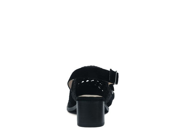 ROSALIE BLUSH BLOCK HEELED SANDAL - Tigbul's Variety Fashion Shop