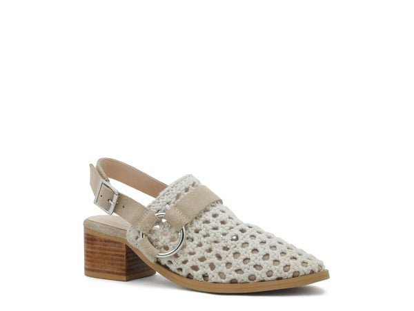 ROSALIE BLUSH BLOCK HEELED SANDAL - Tigbul's Variety Fashion Shop