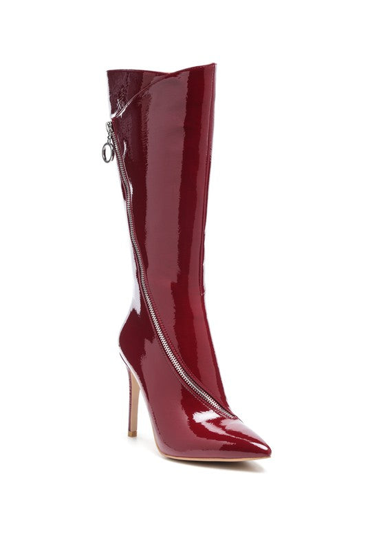 TSAROH ZIP AROUND CALF BOOT - Tigbul's Variety Fashion Shop