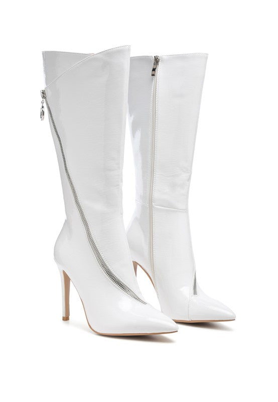 TSAROH ZIP AROUND CALF BOOT - Tigbul's Variety Fashion Shop