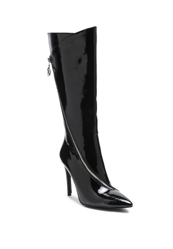 TSAROH ZIP AROUND CALF BOOT - Tigbul's Variety Fashion Shop