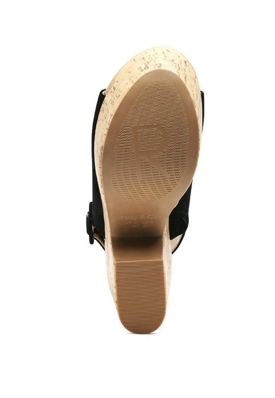 VENDELA LEATHER SLINGBACK PLATFORM SANDAL IN TAN - Tigbul's Variety Fashion Shop