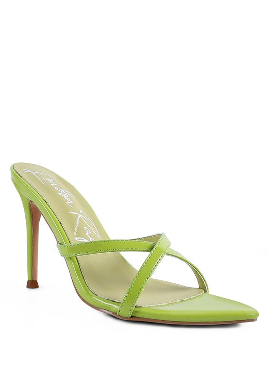 SPELLBOUND HIGH HEELED POINTED TOE SANDAL - Tigbul's Variety Fashion Shop