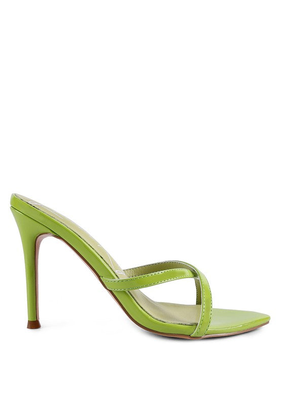 SPELLBOUND HIGH HEELED POINTED TOE SANDAL - Tigbul's Variety Fashion Shop