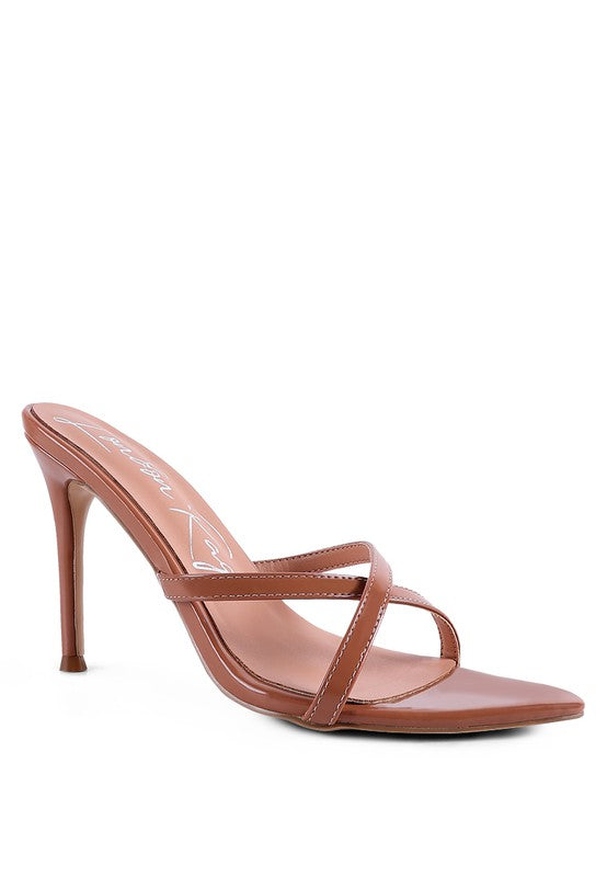 SPELLBOUND HIGH HEELED POINTED TOE SANDAL - Tigbul's Variety Fashion Shop