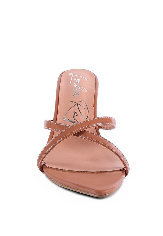 SPELLBOUND HIGH HEELED POINTED TOE SANDAL - Tigbul's Variety Fashion Shop