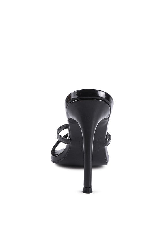 SPELLBOUND HIGH HEELED POINTED TOE SANDAL - Tigbul's Variety Fashion Shop
