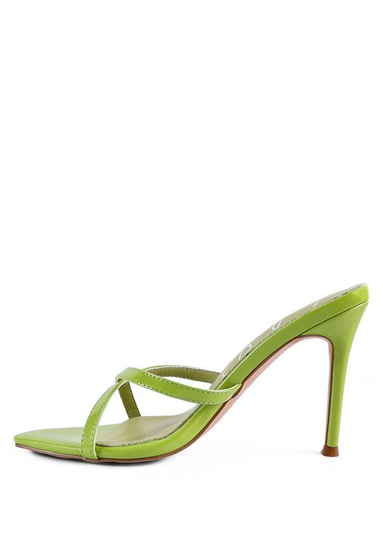SPELLBOUND HIGH HEELED POINTED TOE SANDAL - Tigbul's Variety Fashion Shop