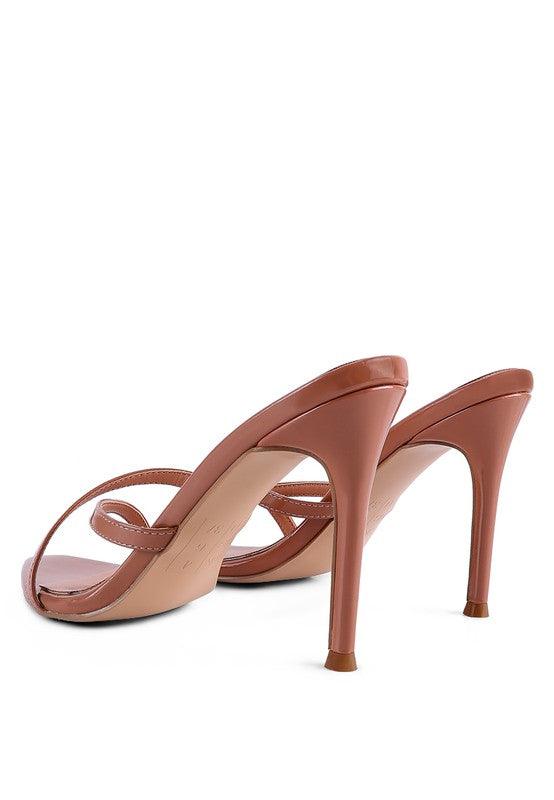 SPELLBOUND HIGH HEELED POINTED TOE SANDAL - Tigbul's Variety Fashion Shop