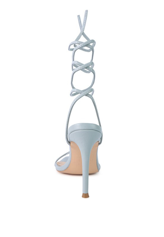 SPHYNX HIGH HEEL LACE UP SANDALS - Tigbul's Variety Fashion Shop