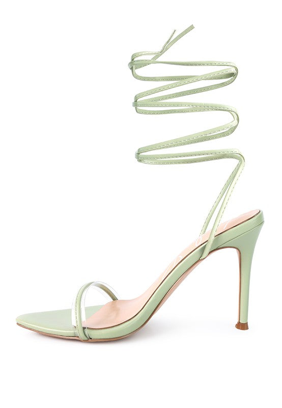 SPHYNX HIGH HEEL LACE UP SANDALS - Tigbul's Variety Fashion Shop