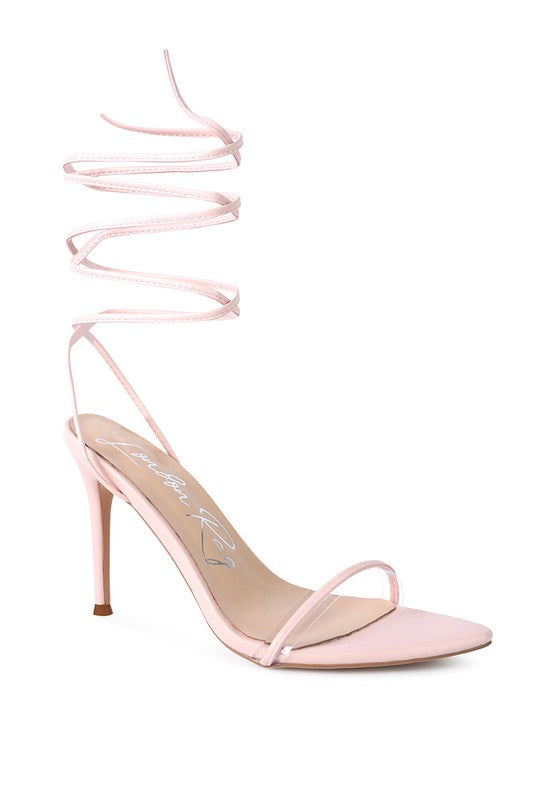 SPHYNX HIGH HEEL LACE UP SANDALS - Tigbul's Variety Fashion Shop