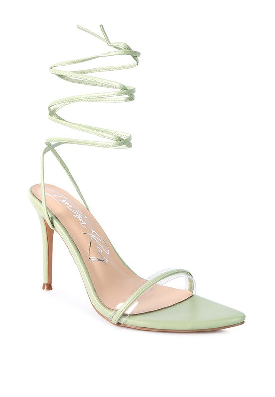 SPHYNX HIGH HEEL LACE UP SANDALS - Tigbul's Variety Fashion Shop