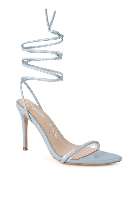SPHYNX HIGH HEEL LACE UP SANDALS - Tigbul's Variety Fashion Shop