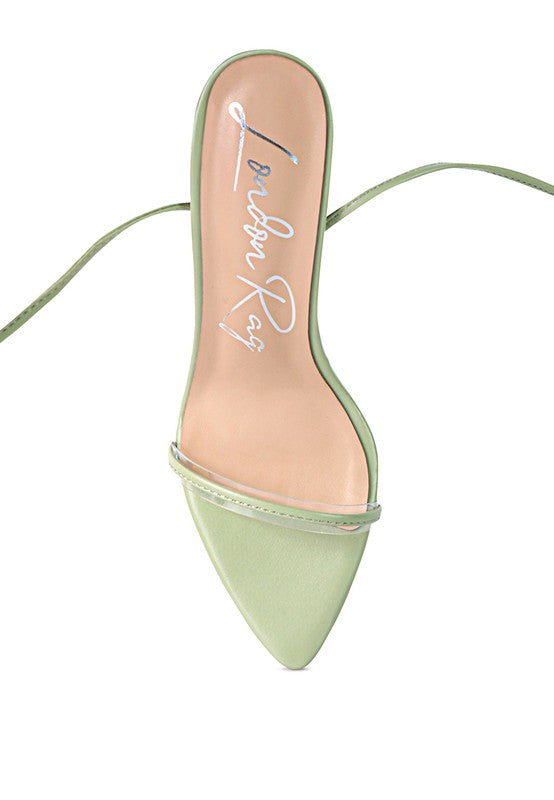 SPHYNX HIGH HEEL LACE UP SANDALS - Tigbul's Variety Fashion Shop